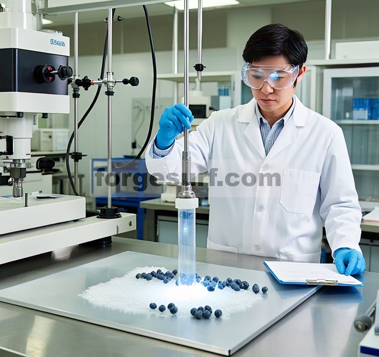 Pengaruh pencairan dengan bantuan medan magnet terhadap sifat fisikokimia buah blueberry