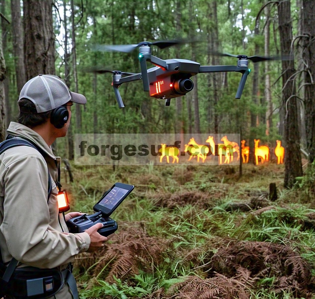 Mengevaluasi Efektivitas Citra Termal Berbasis Drone untuk Mengukur Kelimpahan dan Fisiologi Satwa Liar