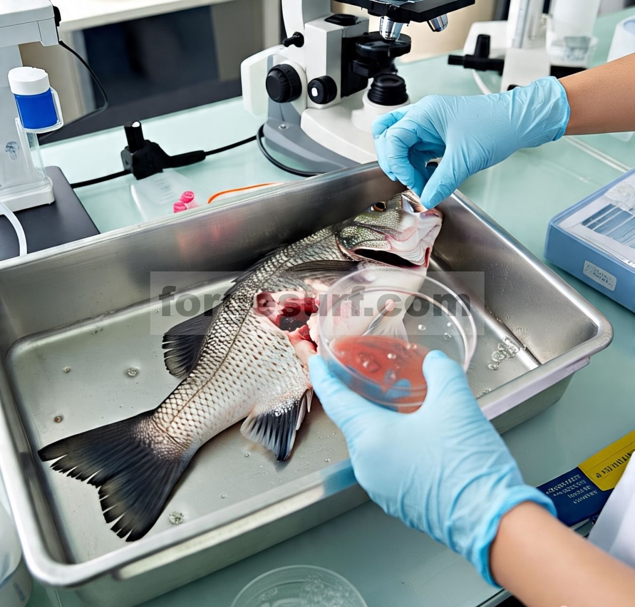 Isolasi dan Karakterisasi Genom Lymphocystivirus platichthys1 pada Ikan Kakap Laut Spotted Seabass Lateolabrax maculatus yang Dibudidayakan di Air Payau di Zhuhai, Cina Selatan