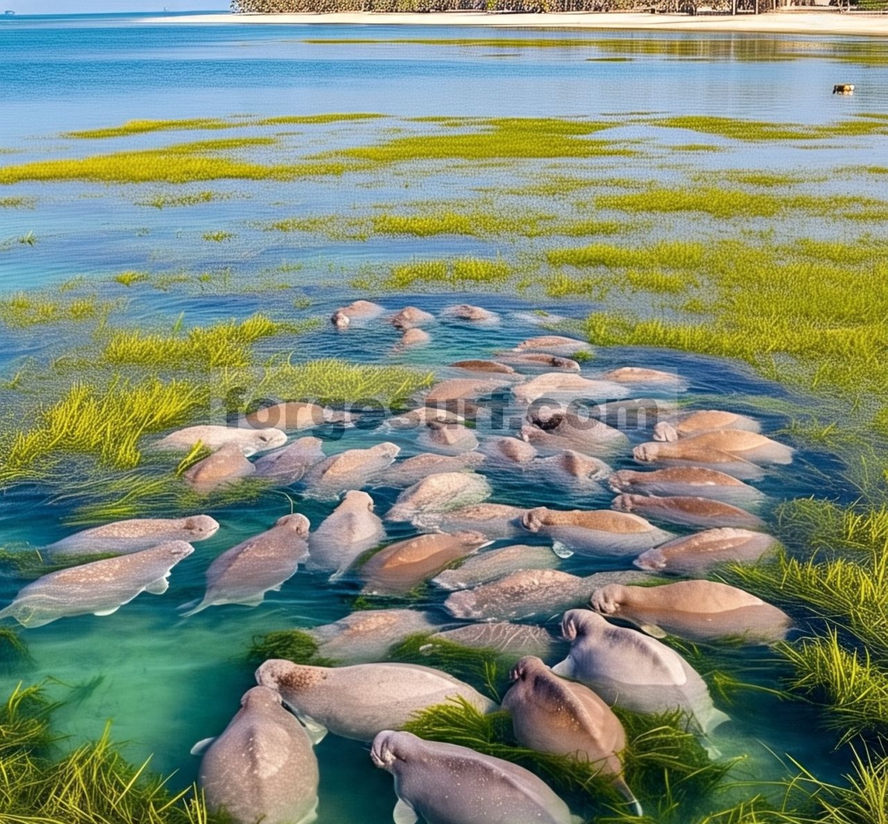 Mengapa Agregasi Dugong dalam Jumlah Besar Tetap Ada di Padang Lamun yang Berkelanjutan Meskipun Terjadi Gangguan Antropogenik di Sekitar Pulau Hawar, Bahrain