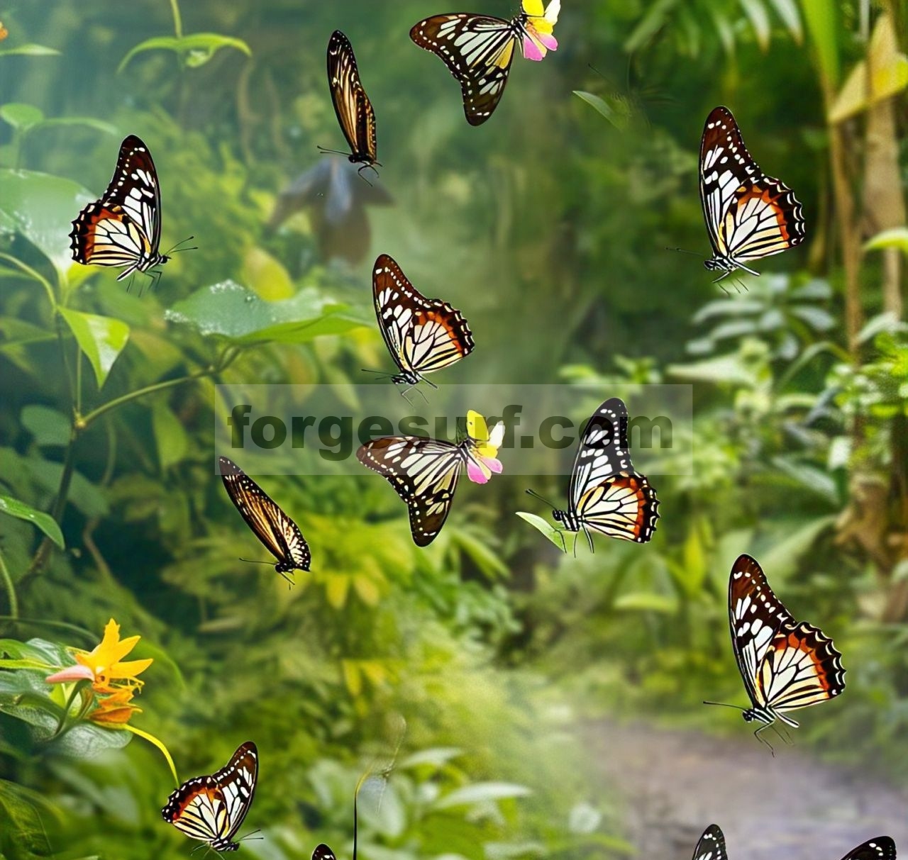 Kupu-kupu merespons gangguan habitat di hutan tropis melalui pergeseran aktivitas