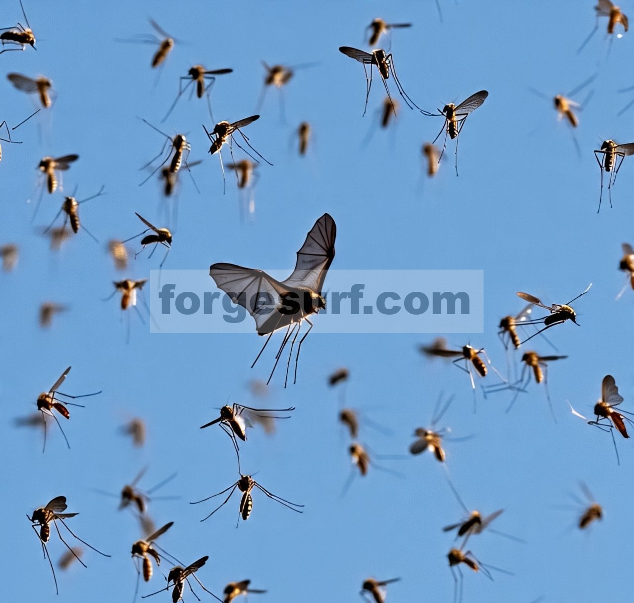 Manuver Evasif Nyamuk Mengungkapkan Variabilitas dalam Keberhasilan Melarikan Diri dan Plastisitas Ekolokasi Myotis riparius (Vespertilionidae)